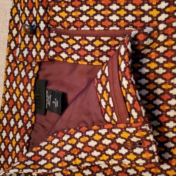 Anna Sui for Target Disco 60s 70s Mini Skirt Vintage Y2K Sz 5 - Picture 9 of 13